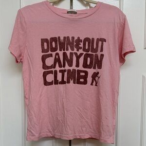 NWOT - MOTHER “Down & Out Canyon Climb” Graphic Tee - M